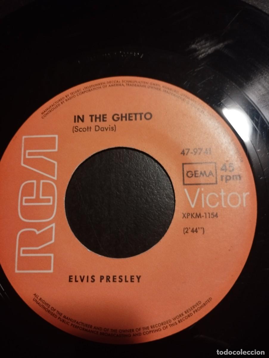 Discos de vinilo: Elvis Presley &ndash; In The Ghetto. 1969