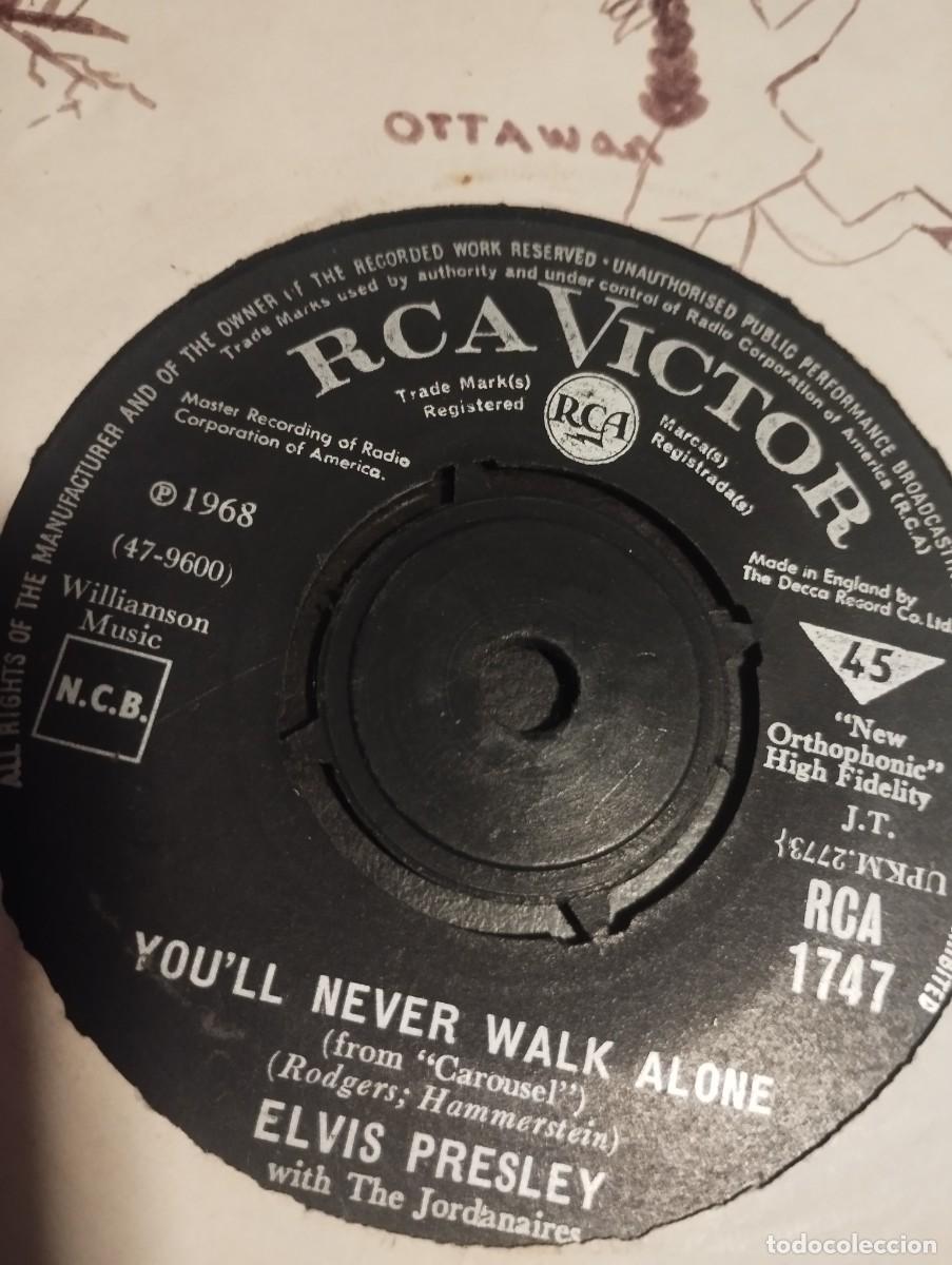 Discos de vinilo: Elvis Presley With The Jordanaires &ndash; You'll Never Walk Alone. 1968