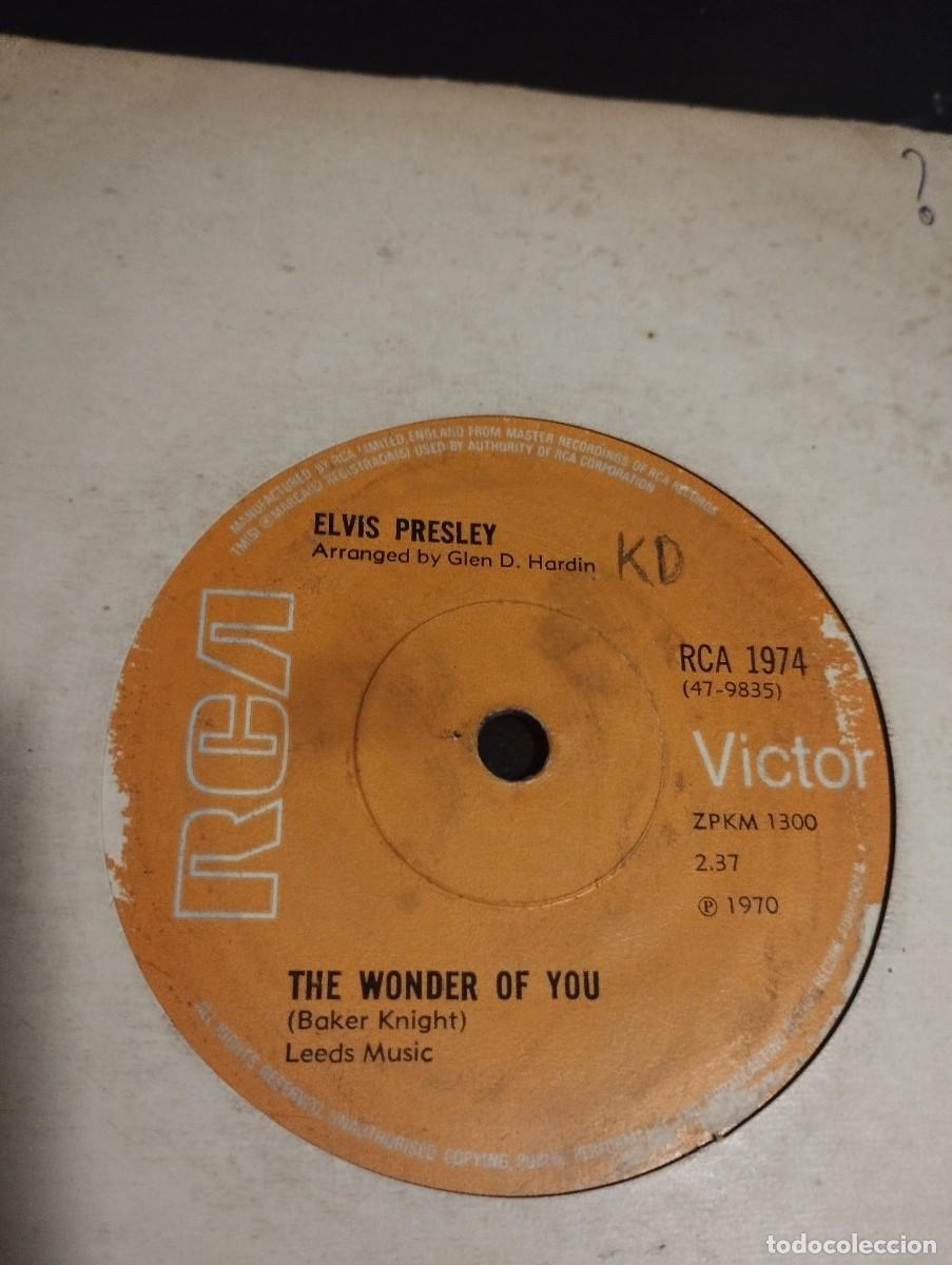 Discos de vinilo: Elvis Presley &ndash; The Wonder Of You. 1970