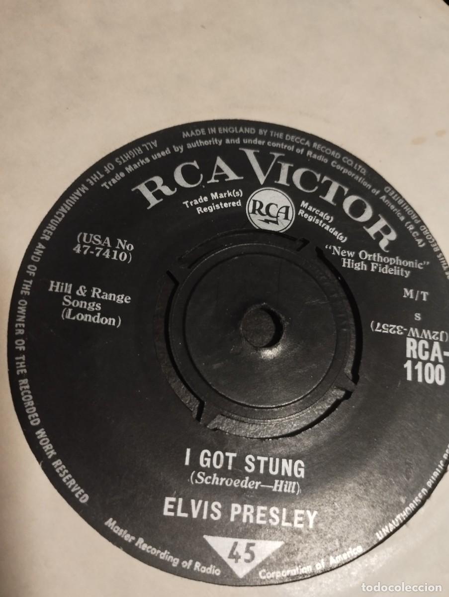 Discos de vinilo: Elvis Presley &ndash; One Night / I Got Stung. 1959