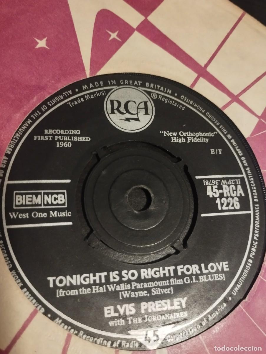 Discos de vinilo: Elvis Presley &ndash; Wooden Heart. 1961