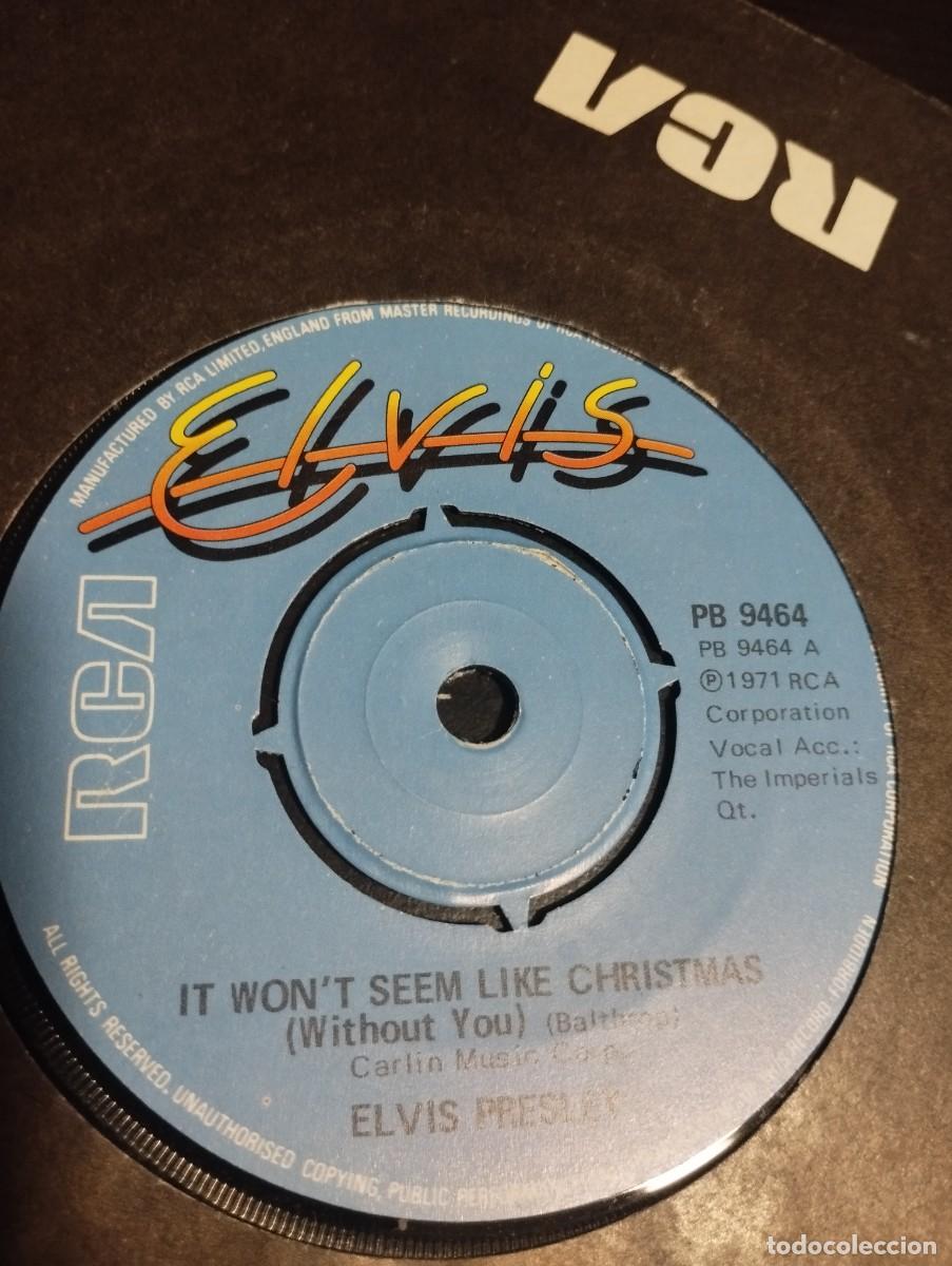 Discos de vinilo: Elvis Presley &ndash; It Won't Seem Like Christmas (Without You). 1979