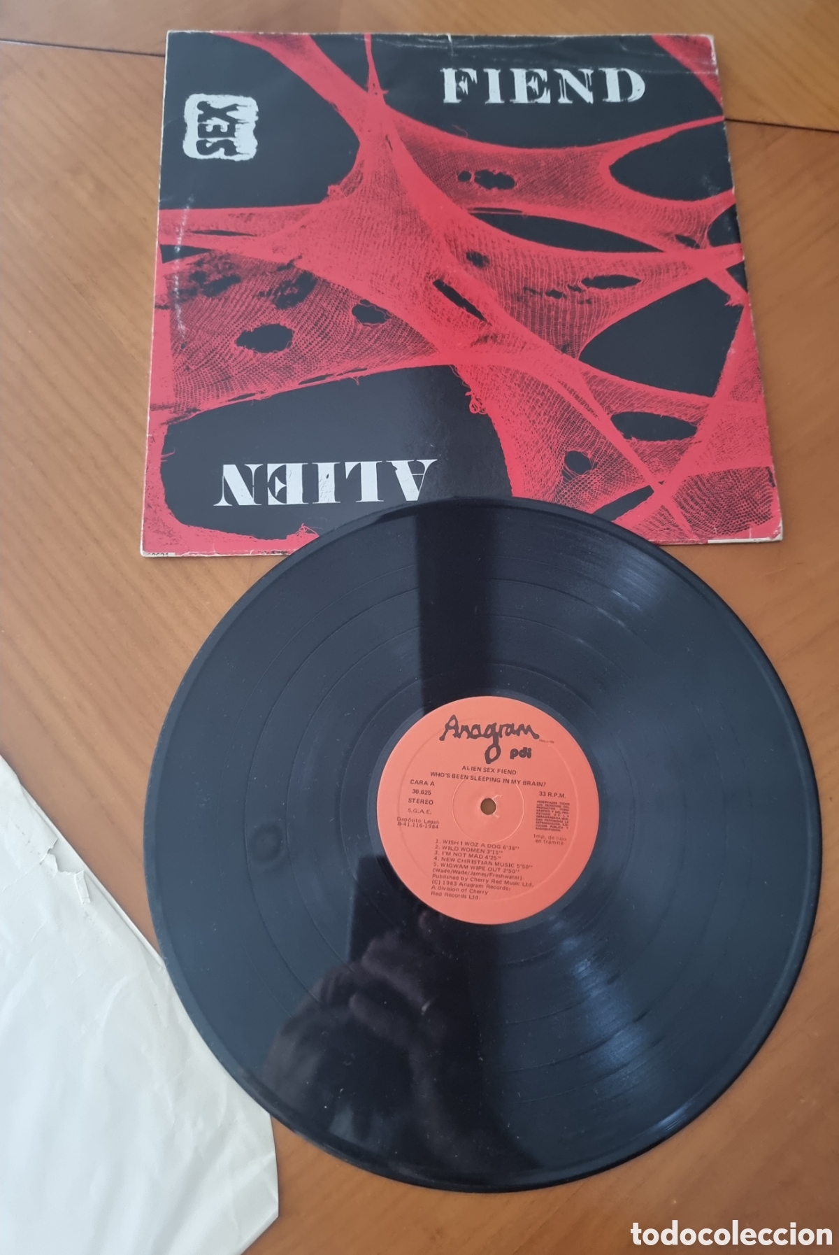 Discos de vinilo: Disco Anagram Al&iacute;en Sex original buen estado