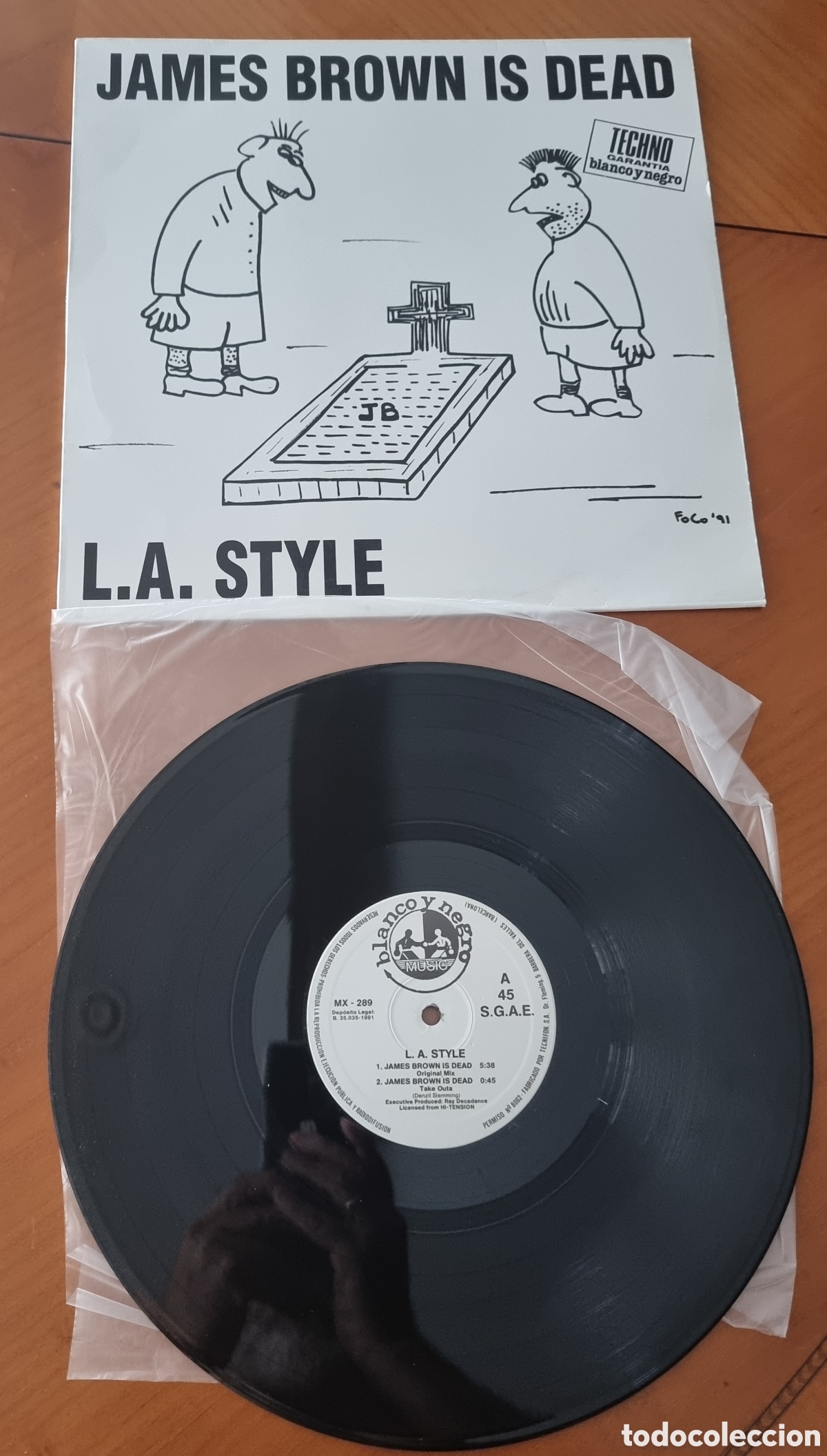 Discos de vinilo: Disco Style James Brown is dead original ved foto