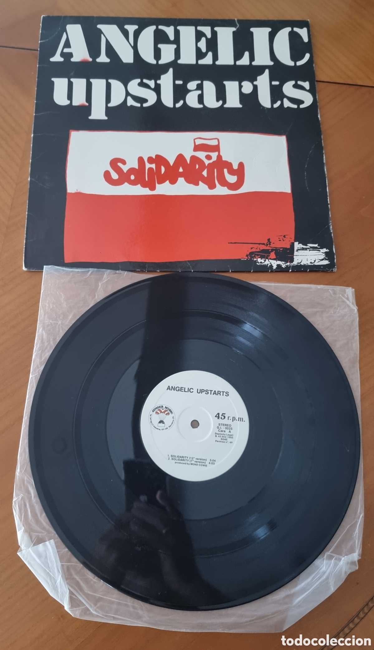Discos de vinilo: Disco Ang&eacute;lica Solidarity original ved foto