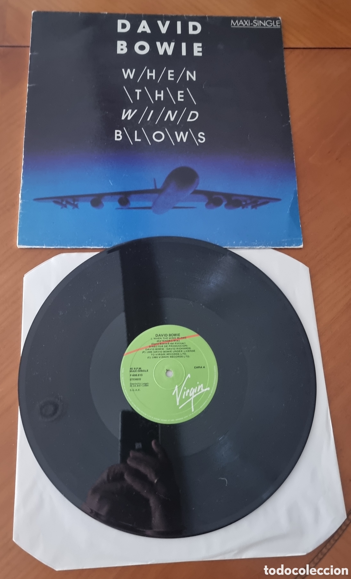 Discos de vinilo: Disco David Bowie original ved foto buen estado