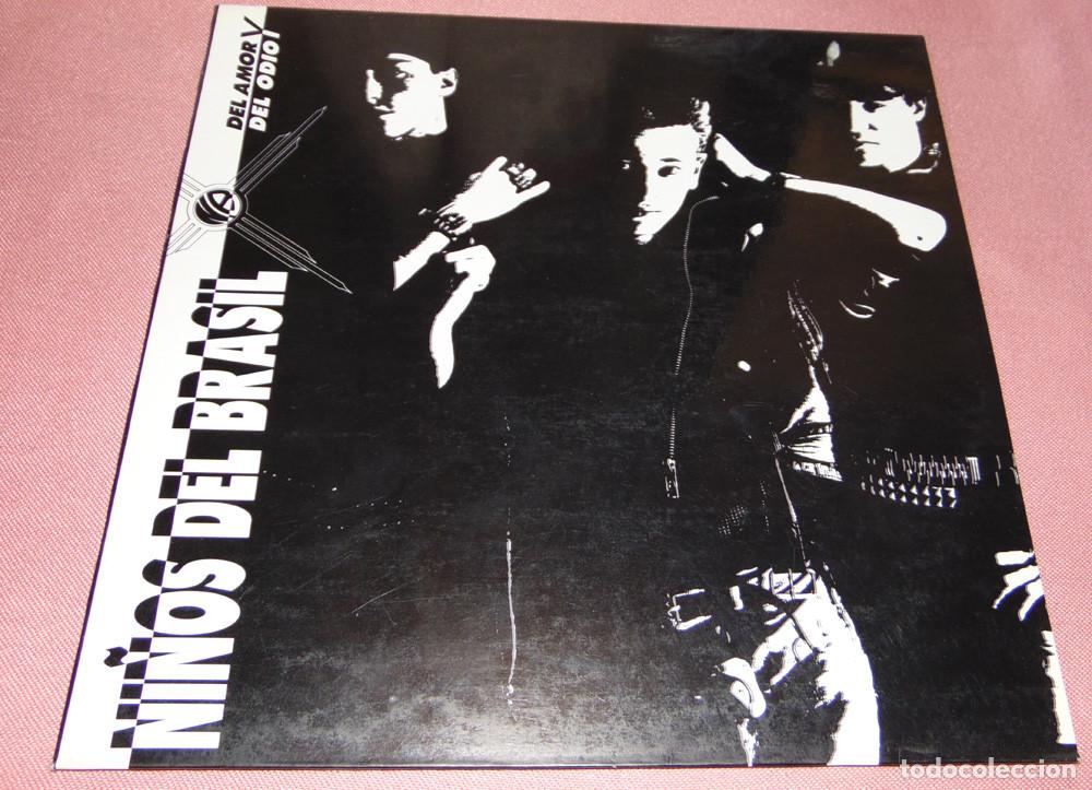 Discos de vinilo: NI&Ntilde;OS DEL BRASIL &lrm;&ndash; Del Amor Y Del Odio - LP 1989 CON INSERT