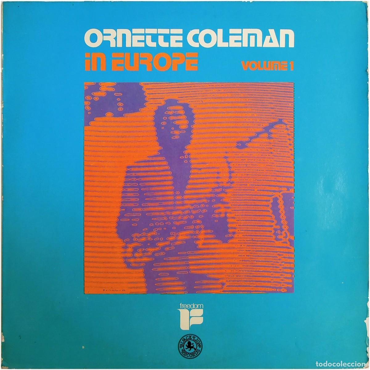 Discos de vinilo: Ornette Coleman &ndash; In Europe Volume 1 - LP Spain 1975 (Re) - Black Lion Records J-4265 - EX/VG