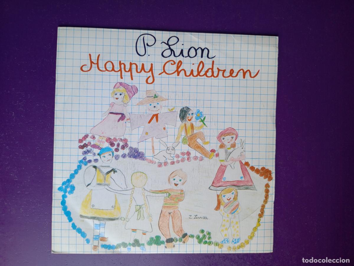 Discos de vinilo: P. Lion &ndash; Happy Children - Sg CBS 1983 . ITALODISCO - DISCO POP 80'S