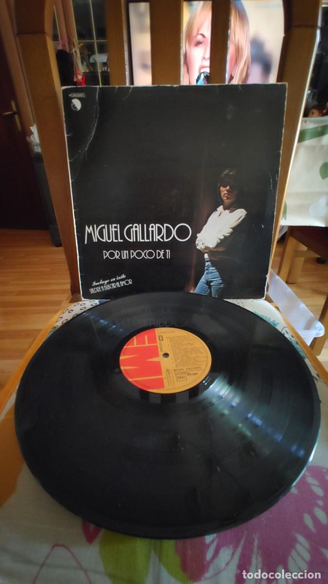 Discos de vinilo: MIGUEL GALLARDO-LP POR UN POCO DE TI