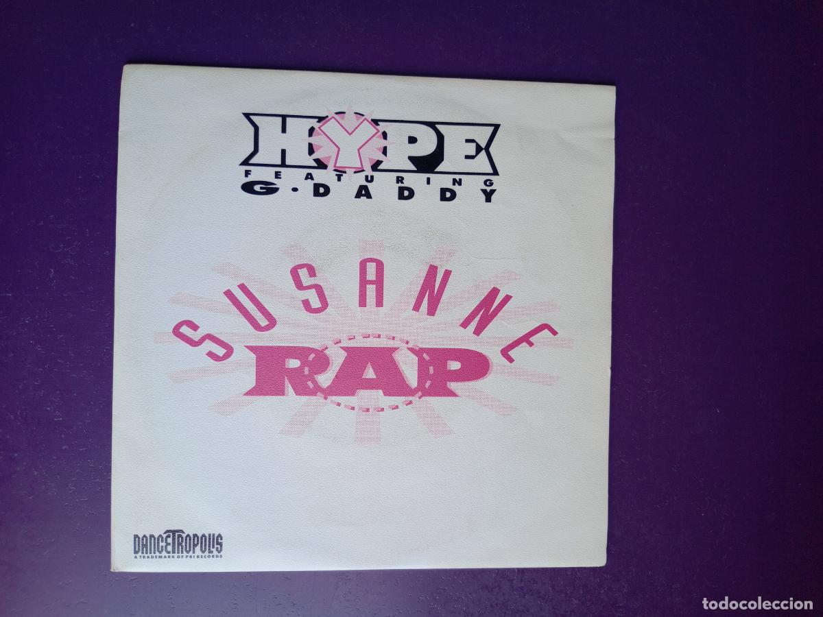 Discos de vinilo: Hype + G. Daddy &lrm;&ndash; Susanne Rap - Sg yas fli 1991, HOUSE, HIP HOP, ELECTRONICA 90'S