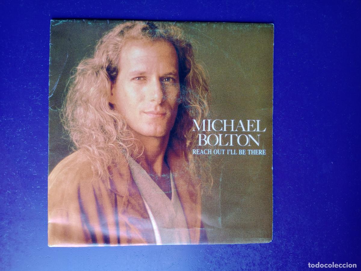 Discos de vinilo: Michael Bolton &ndash; Reach Out I'll Be There - Sg CBS PROMO 1992 - MELODICA POP 90'S