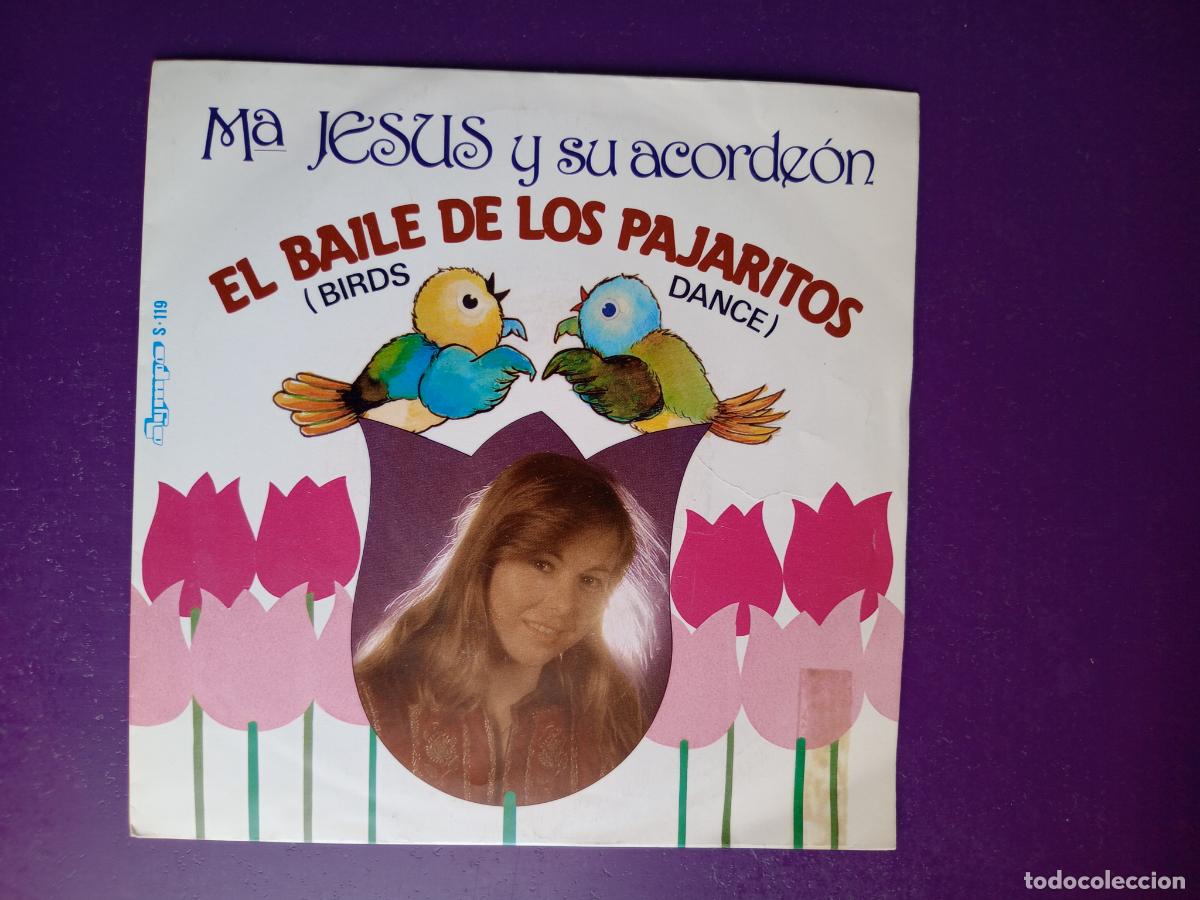 Discos de vinilo: M&ordf; Jesus Y Su Acorde&oacute;n &ndash; El Baile De Los Pajaritos = Birds Dance - Sg OLYMPO 1981 - SIN USO
