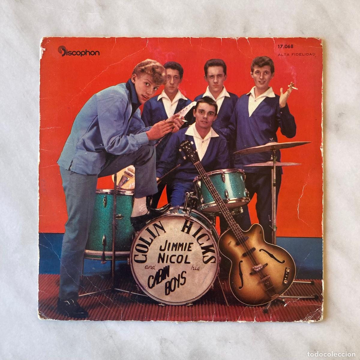 Discos de vinilo: DISCO COLIN HICKS AND HIS CABIN BOYS, VINILO SINGLE EP, JIMMIE NICOL, SEXY ROCK, DISCOPHON 1960