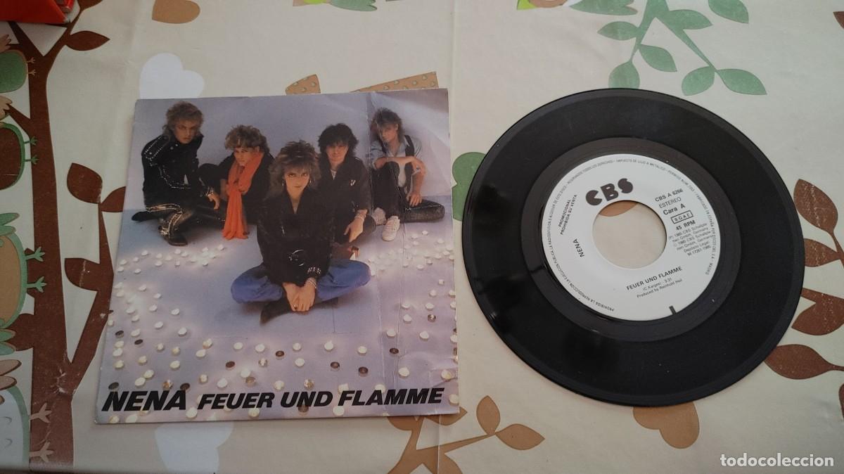 Discos de vinilo: NENA-SINGLE FEUER UND FLAMME-PROMO UNA CARA