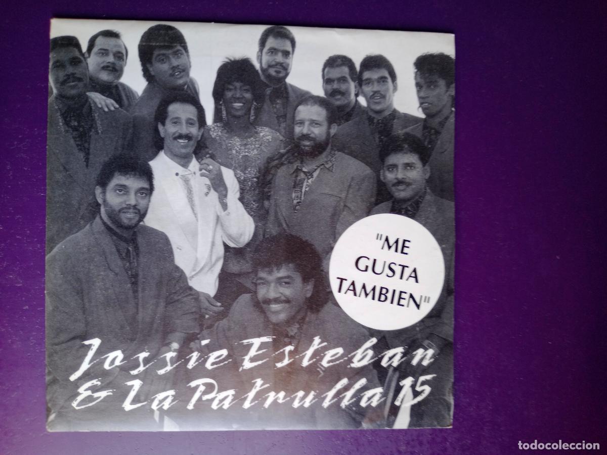 Discos de vinilo: Jossie Esteban y la patrulla 15 &ndash; Me Gusta Tambien - Sg MANZANA 1992 PROMO, VINILO SIN USO, MERENGUE
