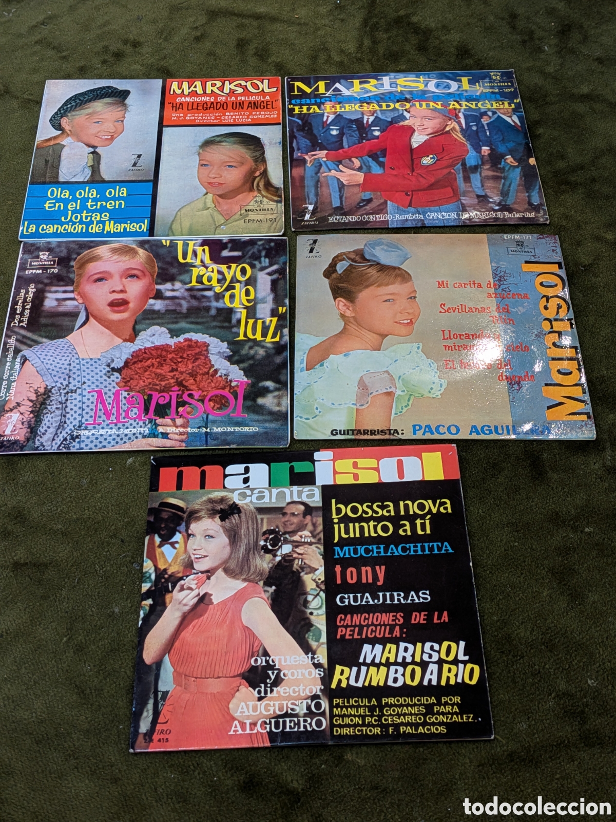 Discos de vinilo: Lote de 5 singles de Marisol. REF-4356. ca3