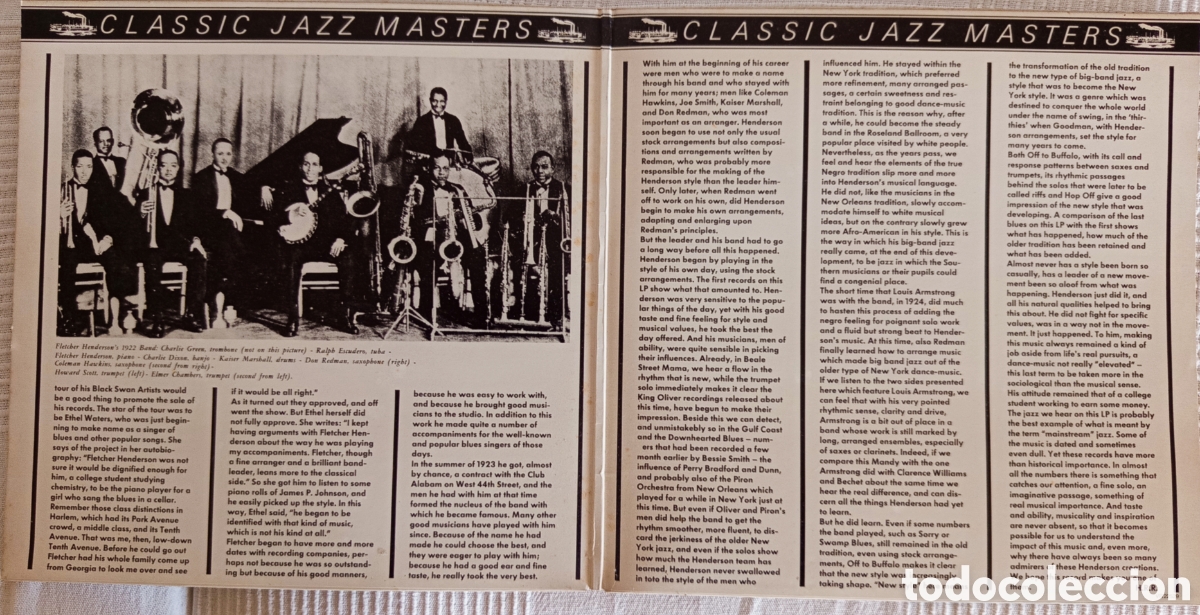 Discos de vinilo: Fletcher Henderson Orchestra - Foto 3