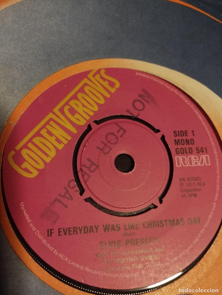 Discos de vinilo: Elvis Presley &ndash; If Everyday Was Like Christmas / Blue Christmas- 1981