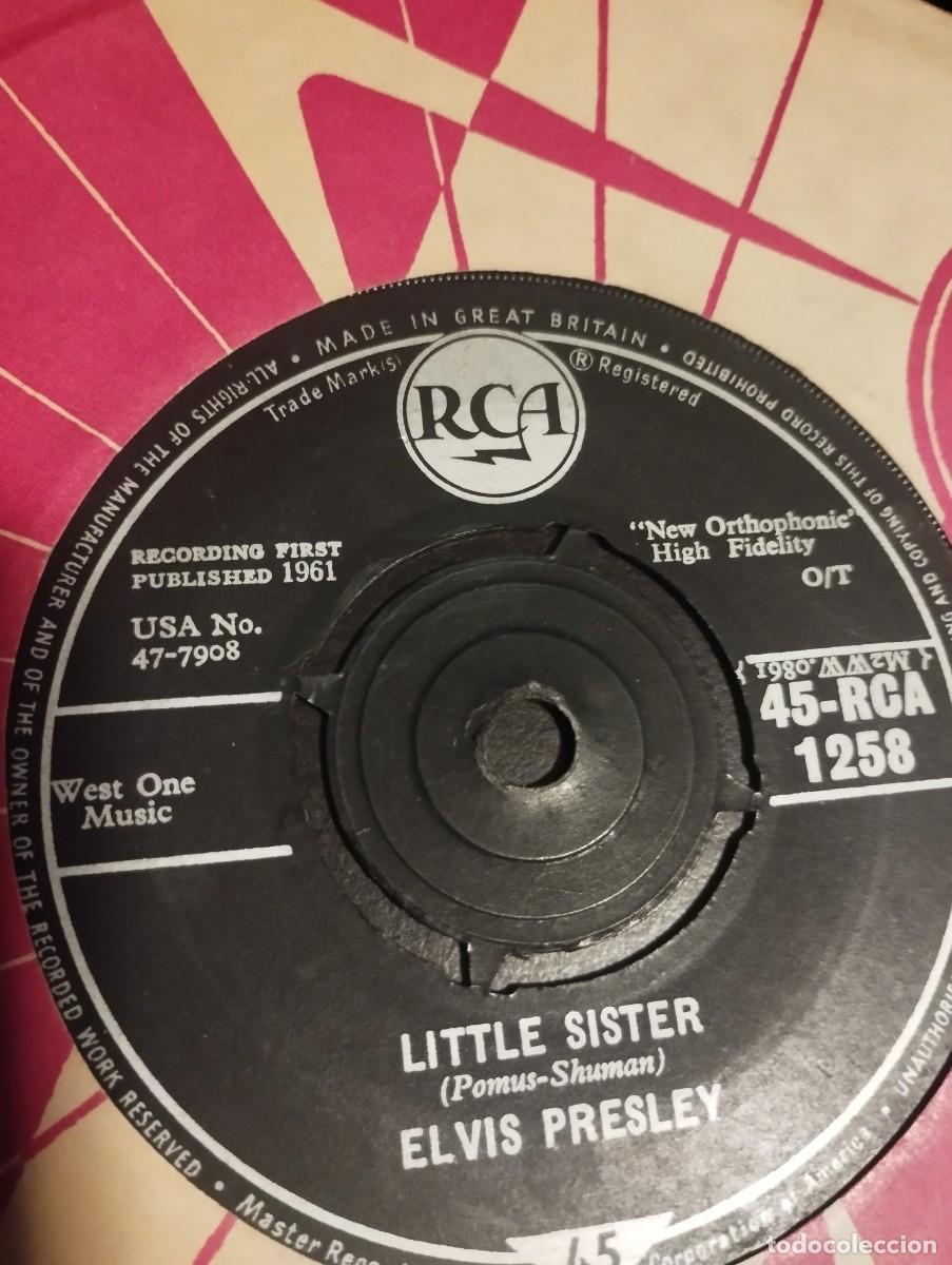 Disques de vinyle: Elvis Presley &ndash; His Latest Flame / Little Sister. 1961