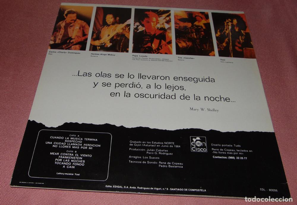 Discos de vinilo: LOS SUAVES &lrm;&ndash; Frankenstein - LP EDIGAL 1989 CON INSERT - Foto 2