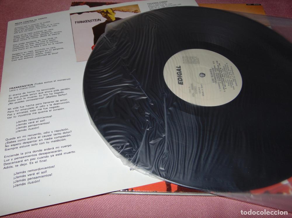 Discos de vinilo: LOS SUAVES &lrm;&ndash; Frankenstein - LP EDIGAL 1989 CON INSERT - Foto 3