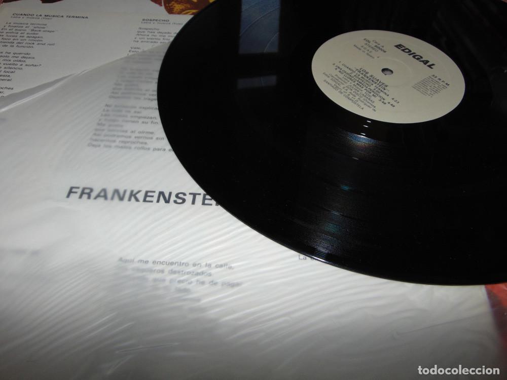 Discos de vinilo: LOS SUAVES &lrm;&ndash; Frankenstein - LP EDIGAL 1989 CON INSERT - Foto 5