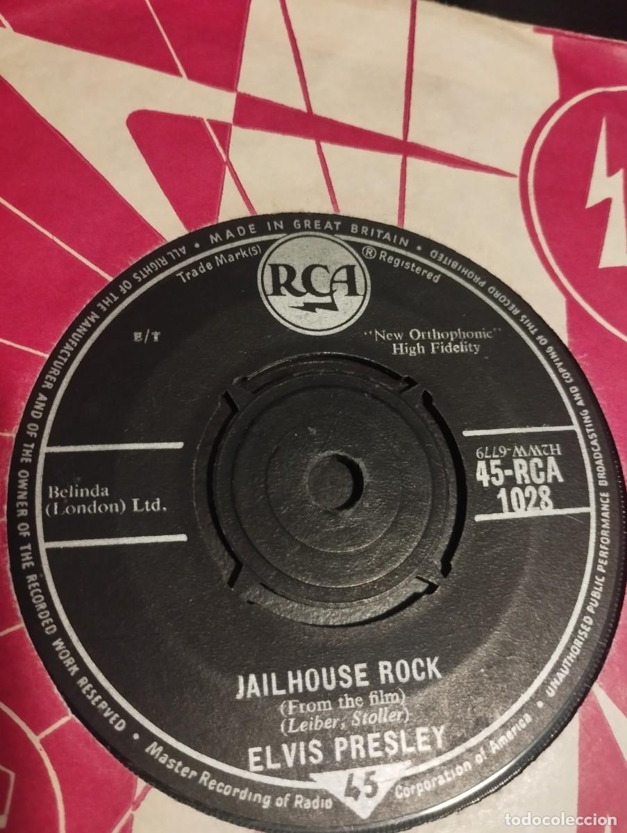 Disques de vinyle: Elvis Presley &ndash; Jailhouse Rock / Treat Me Nice- 1965