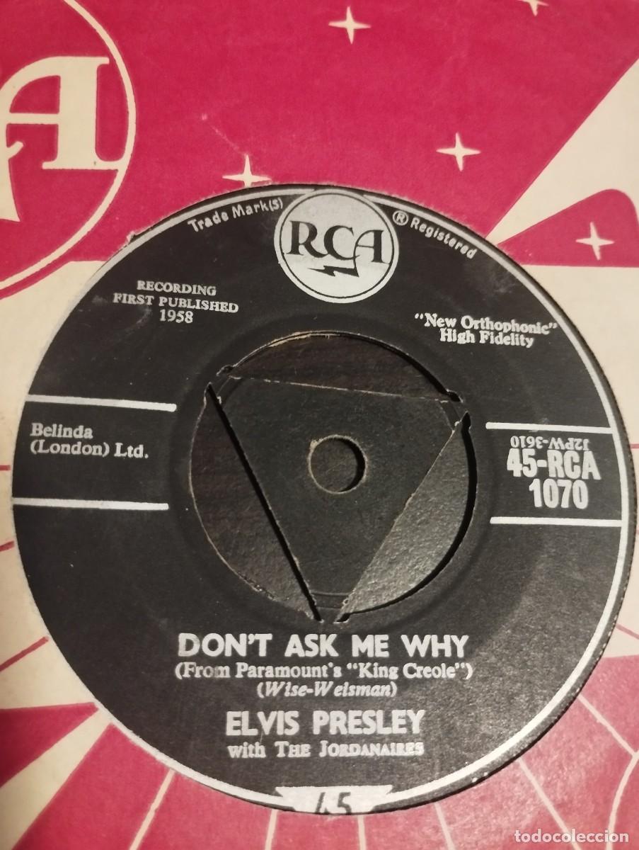 Discos de vinil: Elvis Presley With The Jordanaires &ndash; Hard Headed Woman. 1958