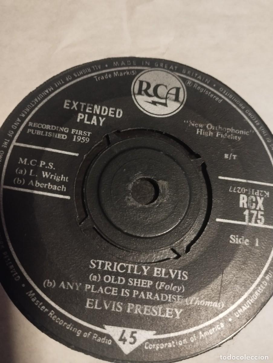 Discos de vinil: Elvis Presley &ndash; Strictly Elvis- 1960