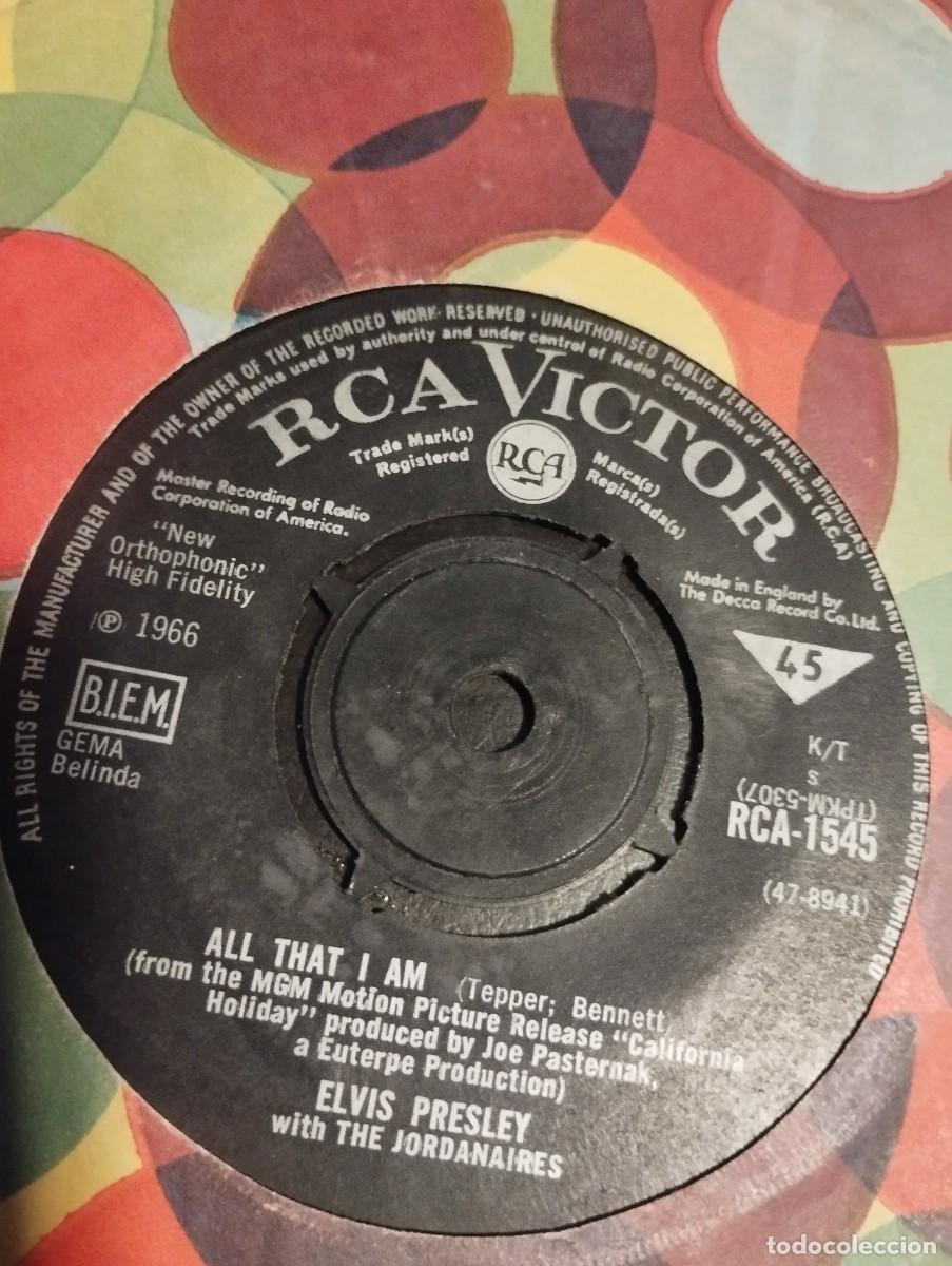 Dischi in vinile: Elvis Presley With The Jordanaires &ndash; All That I Am- 1966