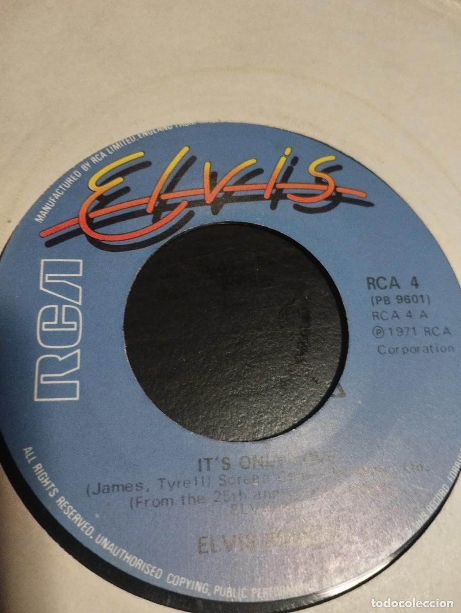 Discos de vinilo: Elvis Presley &ndash; It's Only Love. 1980