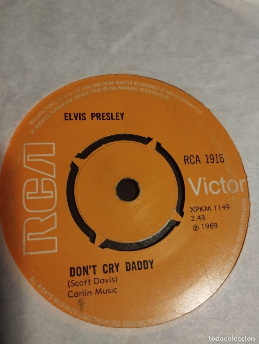 Discos de vinilo: Elvis Presley &ndash; Don't Cry Daddy. 1970