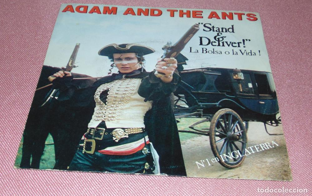 Disques de vinyle: Adam And The Ants &ndash; Stand & Deliver! La Bolsa O La Vida! - SINGLE PROMO 1981
