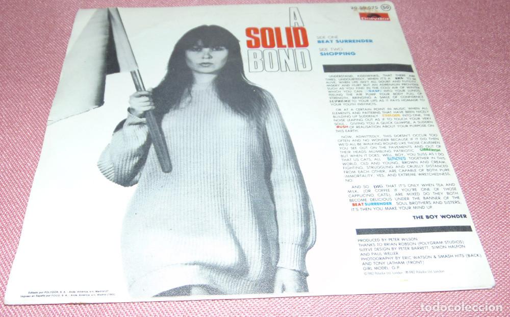 Discos de vinilo: The Jam &ndash; Beat Surrender - Toque A Rendicion - SINGLE 1982 - Foto 2