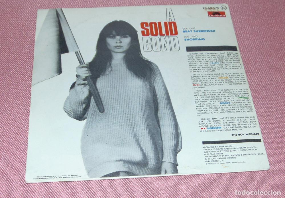 Discos de vinilo: The Jam &ndash; Beat Surrender - Toque A Rendicion - SINGLE 1982 - Foto 4