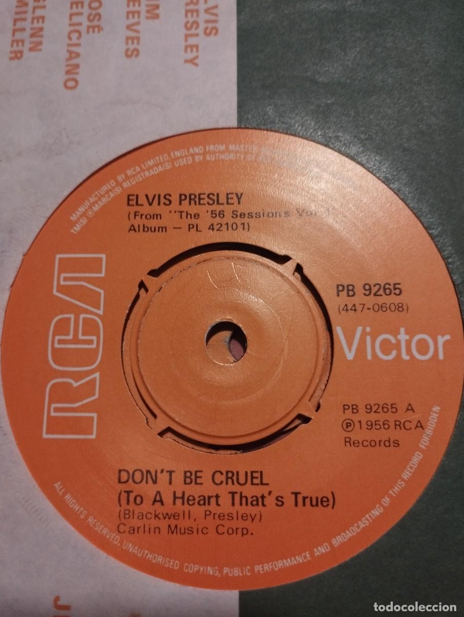 Discos de vinilo: Elvis Presley &ndash; Hound Dog / Don't Be Cruel.