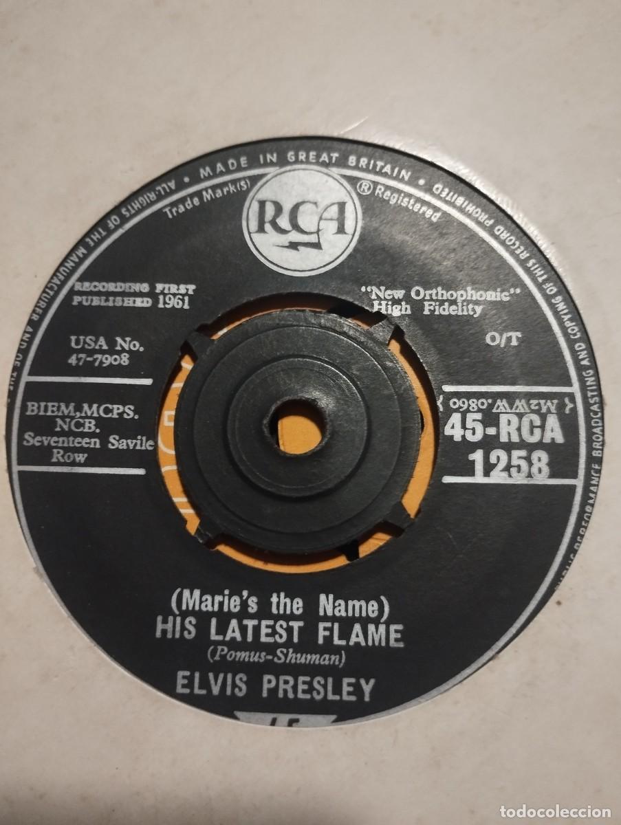 Discos de vinilo: Elvis Presley &ndash; (Marie's The Name) His Latest Flame. 1961