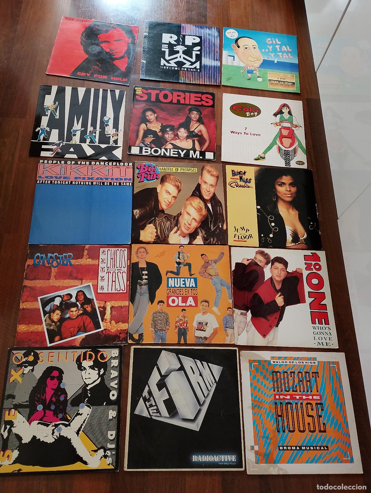Discos de vinilo: lote 15 maxi singles, variados - Foto 2