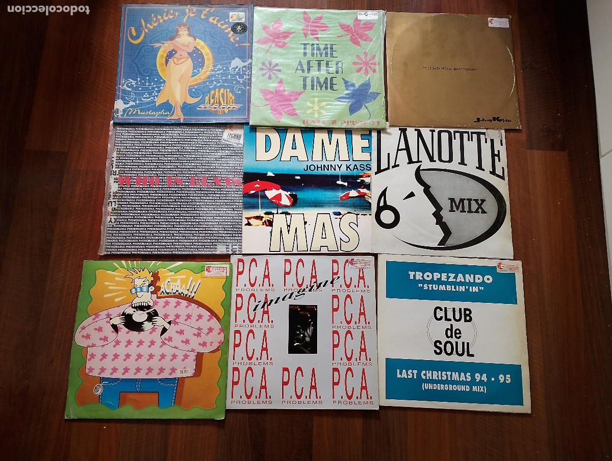 Discos de vinilo: lote 17 maxi singles usados - Foto 3