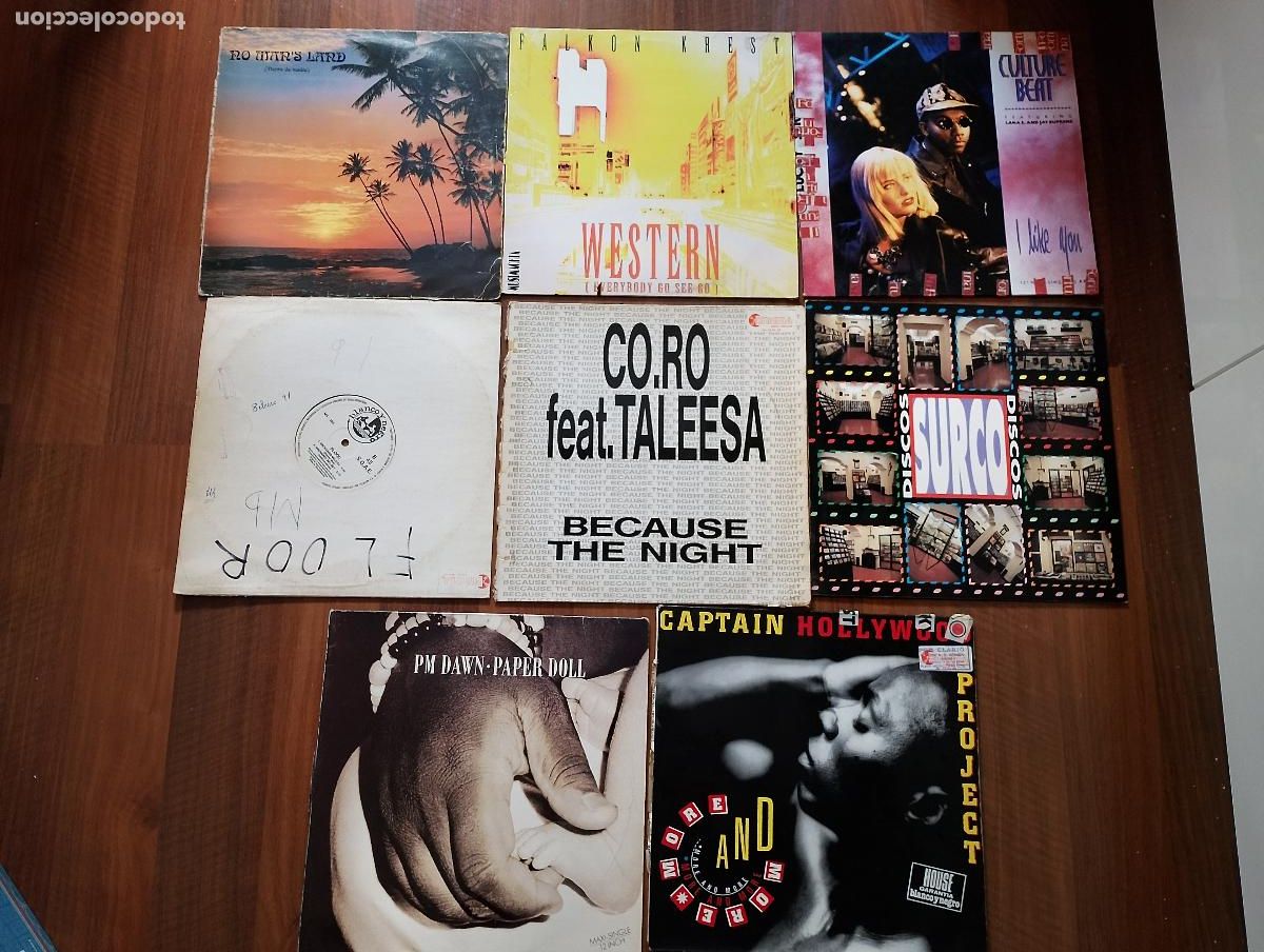 Discos de vinilo: lote 17 maxis usados