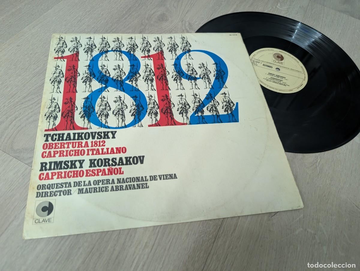 Discos de vinilo: 1812 - TCHAIKOVSKY - OVERTURA 1812- CAPRICHO ITALIANO - RIMSKY KORSAKOV - CAPRICHO ESPA&Ntilde;OL..LP 1967