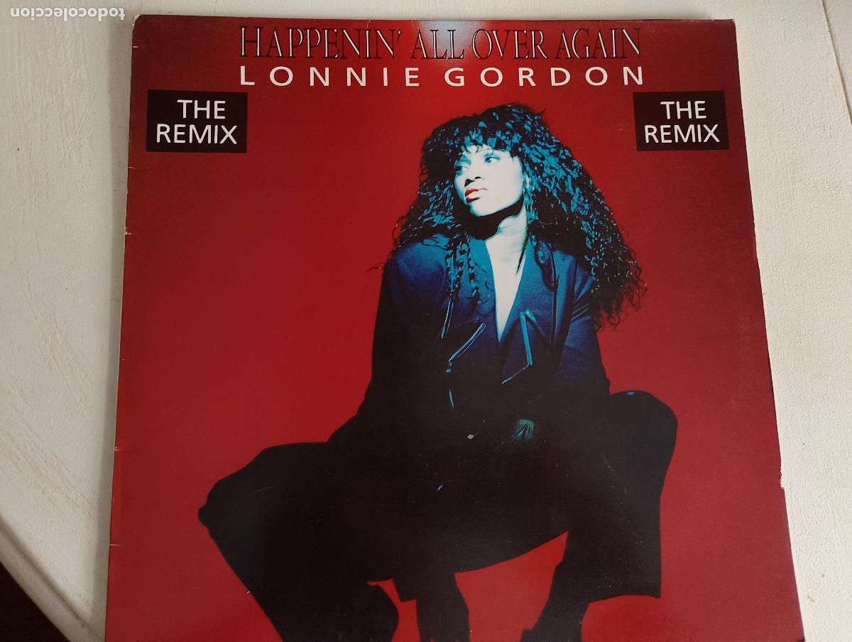 Discos de vinilo: Lonnie Gordon &ndash; Happenin' All Over Again (The Remix),1990, Electronic House