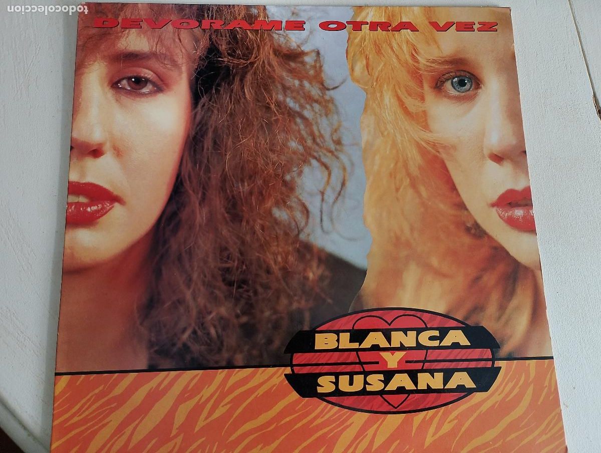 Discos de vinilo: Blanca y Susana &lrm;&ndash; Devorame Otra Vez, 1990 Electronic, Latin,