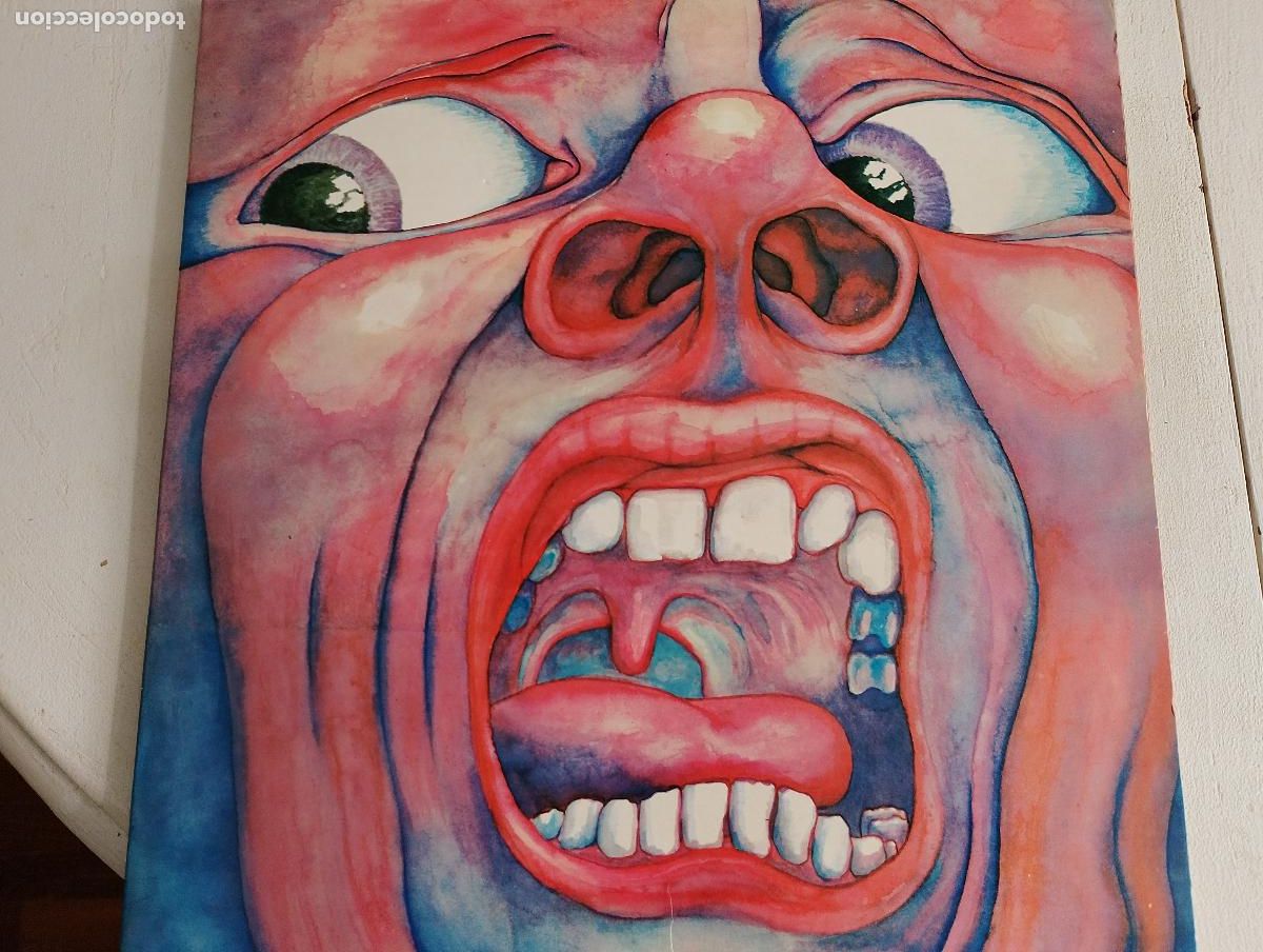 Discos de vinilo: King Crimson &ndash; In The Court Of The Crimson King An Observation By King Crimson, 1977, ed espa&ntilde;ola