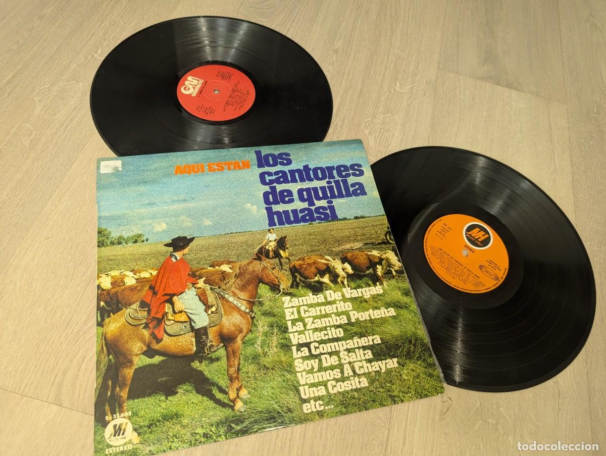 Discos de vinilo: AQUI ESTAN LOS CANTORES DE TEQUILA HUASI ..LP DE 1974 - BUEN ESTADO + VINILO - LA CANCION DEL OLVIDO