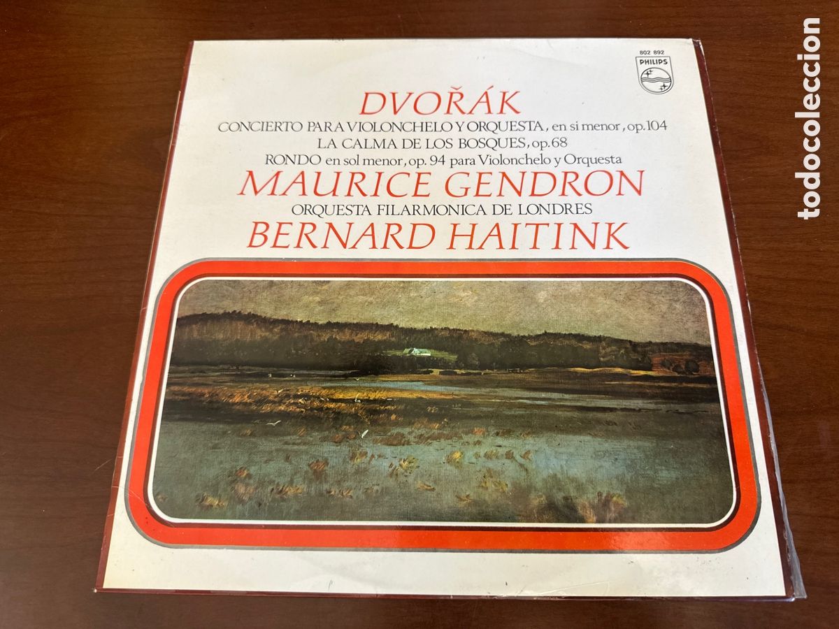 Discos de vinilo: Anton&iacute;n Dvor&aacute;k - Bernard Haitink, Maurice Gendron Orquesta Filarm&oacute;nica De Londres&hellip;