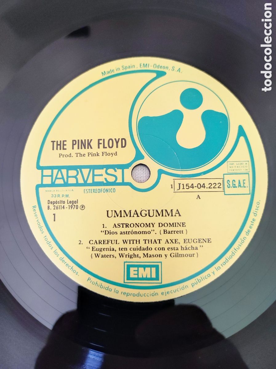 Discos de vinilo: PINK FLOYD - UMMAGUMMA - Foto 5