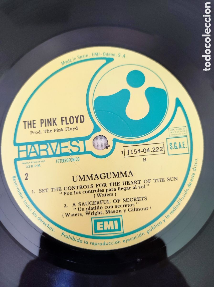 Discos de vinilo: PINK FLOYD - UMMAGUMMA - Foto 6