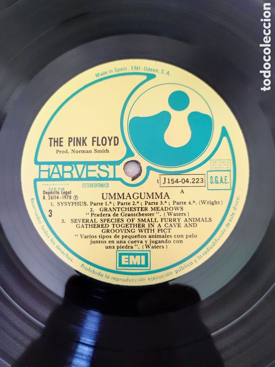 Discos de vinilo: PINK FLOYD - UMMAGUMMA - Foto 7